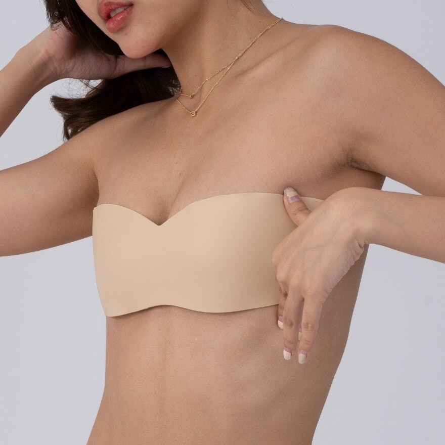 Feyre One Size Adhesive Silicone Bra Camel