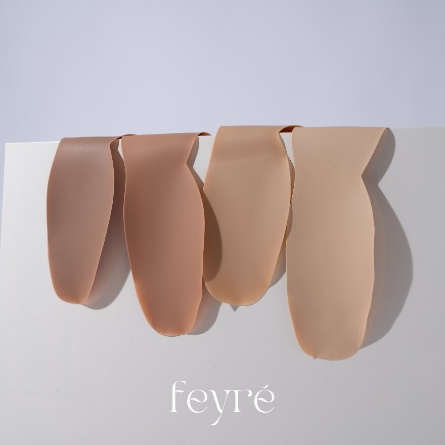 Feyre One Size Adhesive Silicone Bra Camel