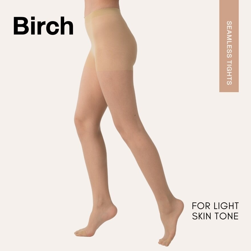 Feyre Linen Sheer Seamless Tights Birch