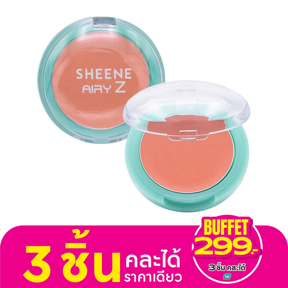 Sheene Airy Z Blush On 2.8g. F1 Baby Peach