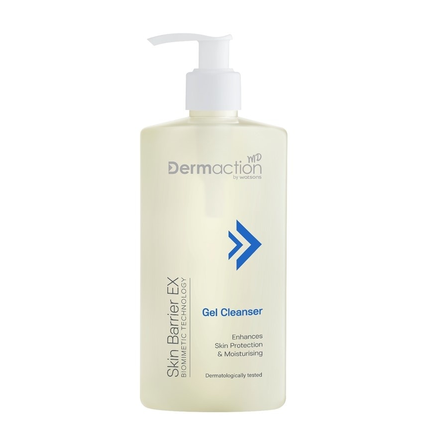 Dermaction by Watsons  Skin Barrier EX Gel Cleanser  350 ml.