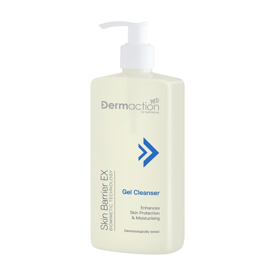 Dermaction by Watsons  Skin Barrier EX Gel Cleanser  350 ml.