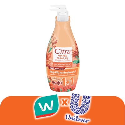 Citra - Citra AHA Red Algae UV Bright Lotion 300 Ml.Twin Pack ผิวเฟิร์มกระชับ ตึง อ่อนเยาว์