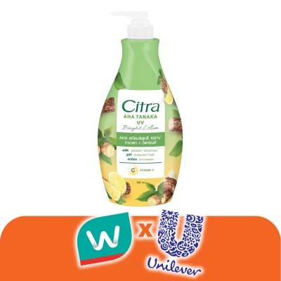 Citra - ซิตร้า เอเอชเอ ทานาคา ยูวี ไบรท์ โลชั่น 500 มล. โลชั่น ลดเลือนจุดดำ ผิวเนียนใส
