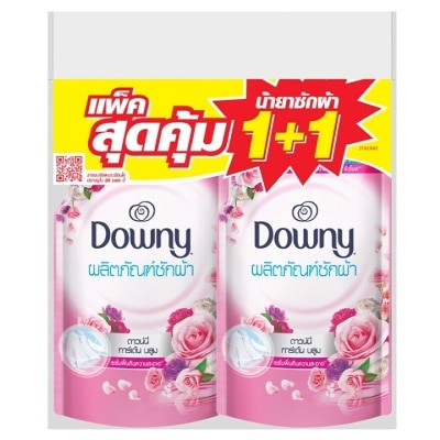 Downy ดาวน์นี่ ผลิตภัณฑ์ซักผ้า สูตรเข้มข้น การ์เด้น บลูม คลีน ถุงเติม 460 มล.แพ็ค2