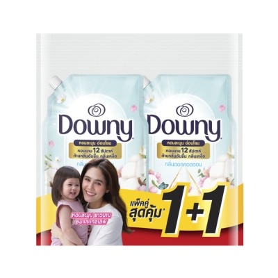 Downy Downy Premium Parfum Concentrated Fabric Softener Pure Cotton Refill 1 L.X2