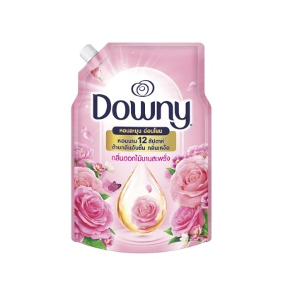 Downy ดาวน์นี่ พรีเมียม เพอร์ฟูม ปรับผ้านุ่ม เข้มข้นพิเศษ ดอกไม้บานสะพรั่ง ถุงเติม 1 ลิตร image