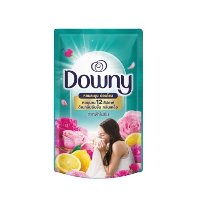 Downy ดาวน์นี่ ผลิตภัณฑ์ปรับผ้านุ่ม สูตรเข้มข้นพิเศษ ตากผ้าในร่ม ถุงเติม 480 มล.