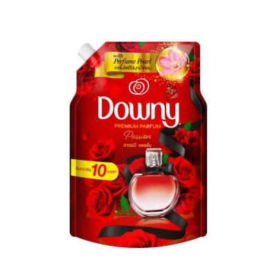 Downy ดาวน์นี่ พรีเมียม เพอร์ฟูม ผลิตภัณฑ์ปรับผ้านุ่ม เข้มข้นพิเศษ แพชชั่น ถุงเติม 1.1 ลิตร