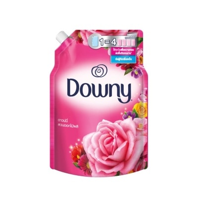 Downy ดาวน์นี่ ผลิตภัณฑ์ปรับผ้านุ่ม สูตรเข้มข้นพิเศษ การ์เด้นบลูม ถุงเติม 1.2 ลิตร