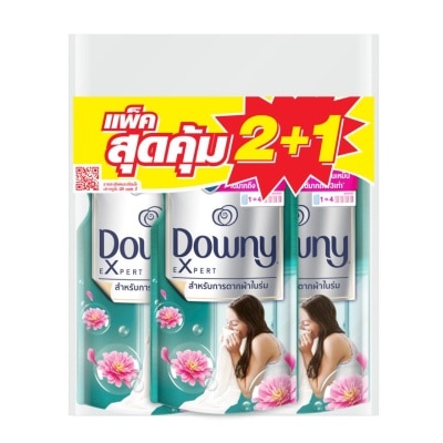 Downy Downy Concentrated Fabric Softener Indoor Dry Refill 490 Ml.Pack(2+1)