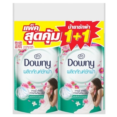 Downy ดาวน์นี่ ผลิตภัณฑ์ซักผ้า สูตรเข้มข้น สำหรับตากผ้าในที่ร่ม คลีน ถุงเติม 460 มล.แพ็ค2