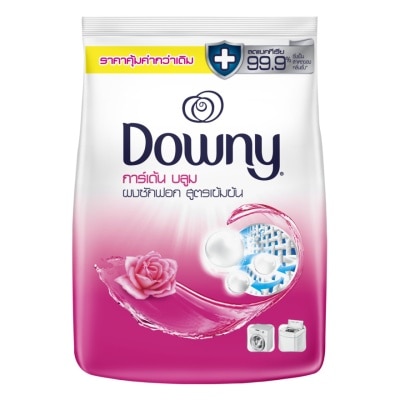 Downy ดาวน์นี่ ผลิตภัณฑ์ ผงซักฟอกสูตรเข้มข้น การ์เด้น บลูม 1800 กรัม