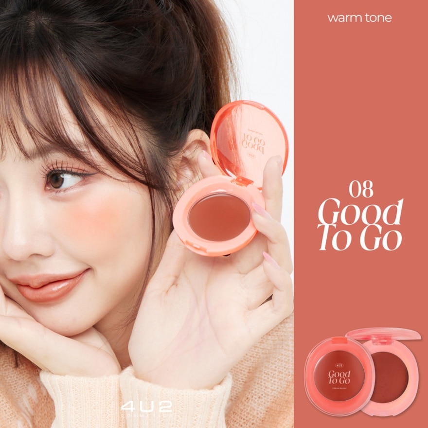 4U2 Good Cream Blush 1.7g. 08 Good To Go