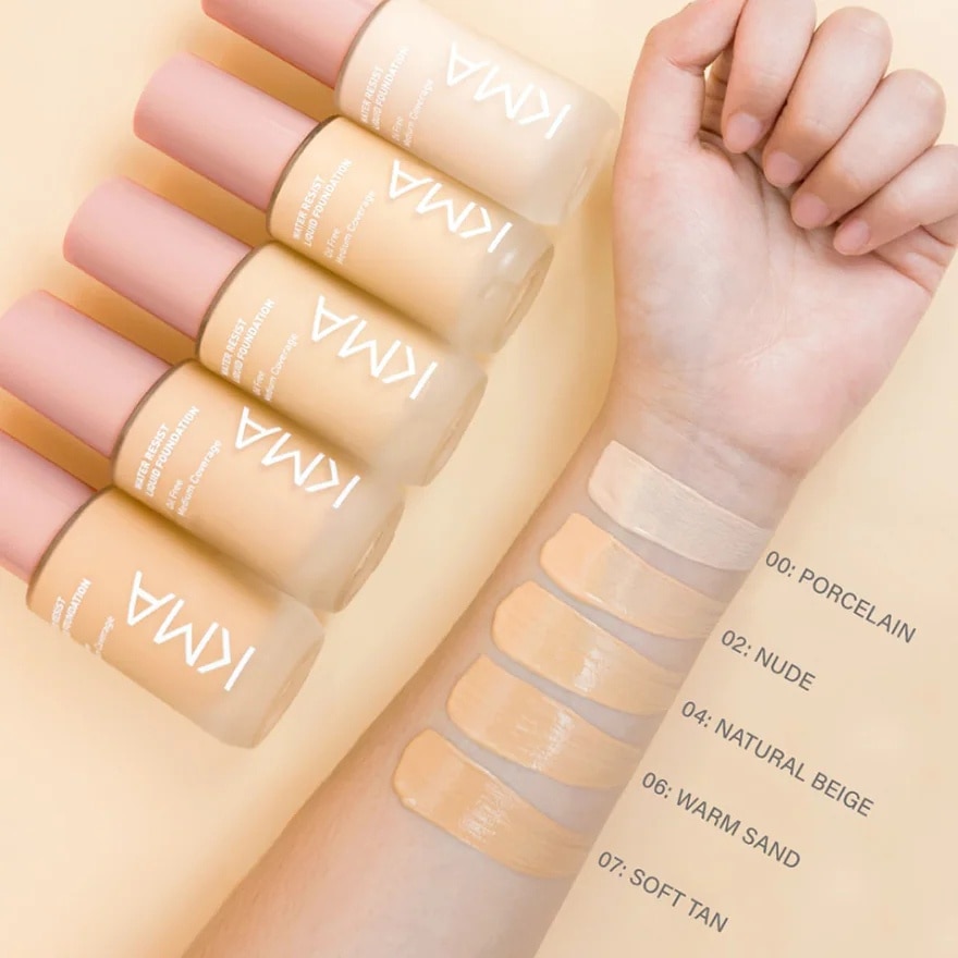 KMA Water Resist Liquid Foundation 30ml. 06 Warm Sand