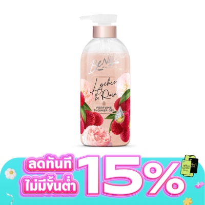 Benice - Benice Perfume Shower Gel Lychee  Rose 450 Ml.