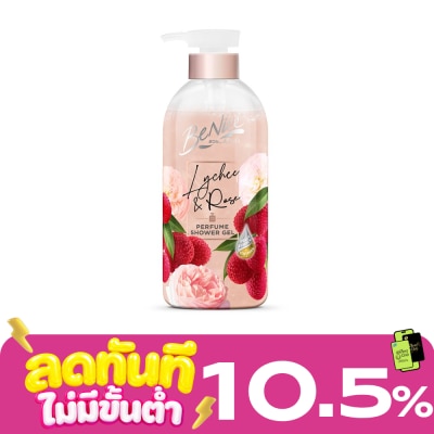 Benice Benice Perfume Shower Gel Lychee Rose 450 Ml. image
