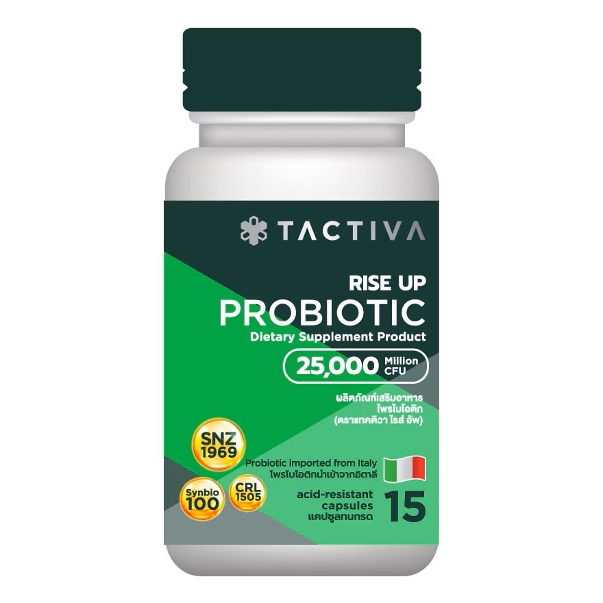 Tactiva Rise Up Probiotic (4X Power) 15 Capsules