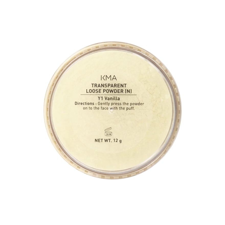 KMA Transparent Loose Powder 12g. Y1 Vanilla