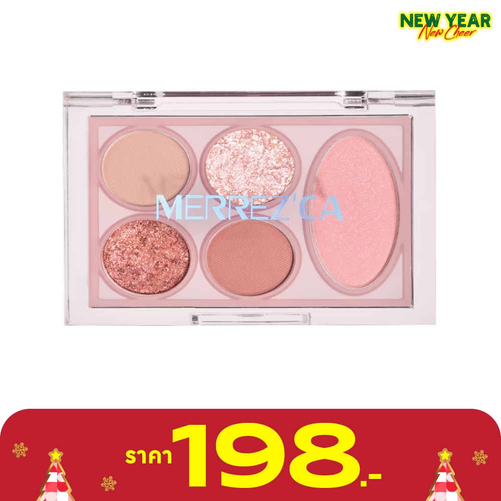 Merrez'Ca Eye  Cheek Color Palette 4g. 02 Crush On You