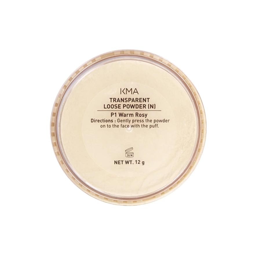 KMA Transparent Loose Powder 12g. P1 Warm Rosy