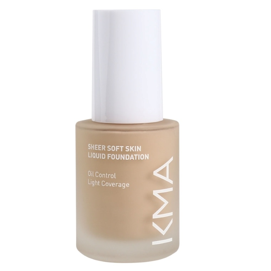 KMA Sheer Soft Skin Liquid Foundation SPF 50+ PA++++ 30ml. 04 Natural beige