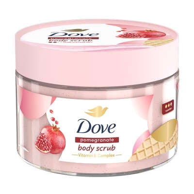 Dove Dove Body Scrub Pomegranate 280 G. สครับ ขัดผิวกาย เนียนนุ่ม