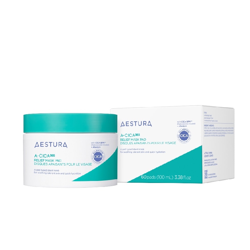 Aestura A-CICA365 Relief Mask Pad 60 Pads (100 mL)