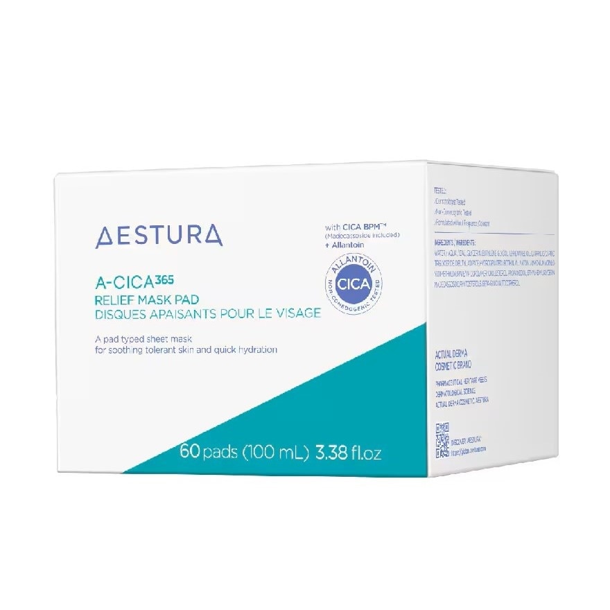 Aestura A-CICA365 Relief Mask Pad 60 Pads (100 mL)