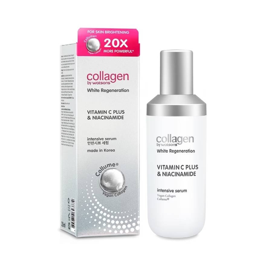 Collagen by Watsons White Regeneration Vitamin C Plus  Niacinamide Serum 35ml.