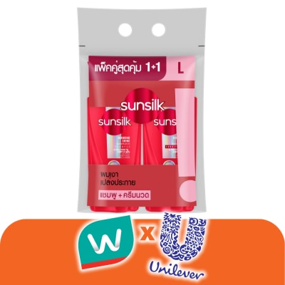 Sunsilk - ซันซิล แชมพู ไดมอนด์ ไชน์ แอคทีฟ-อินฟิวส์ชั่น 325 มล.+คอนดิชันเนอร์ 300 มล.