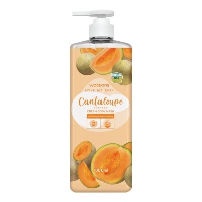 Watsons Watsons Love My Skin Cantaloupe Scented Cream Body Wash 1000ml.