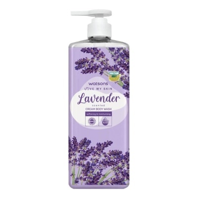 Watsons Watsons Love My Skin Lavender Scented Cream Body Wash 1000ml.