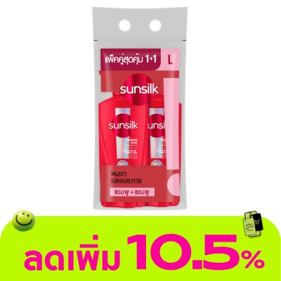 Sunsilk - ซันซิล แชมพู ไดมอนด์ ไชน์ แอคทีฟ-อินฟิวส์ชั่น 325 มล.แพ็คคู่