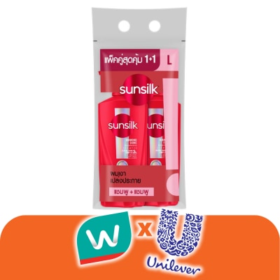 Sunsilk - ซันซิล แชมพู ไดมอนด์ ไชน์ แอคทีฟ-อินฟิวส์ชั่น 325 มล.แพ็คคู่