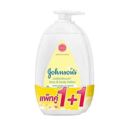 Johnson - จอห์นสัน โลชั่น เฟซ แอนด์ บอดี้ คอตตอนทัช 500 มล.แพ็กคู่