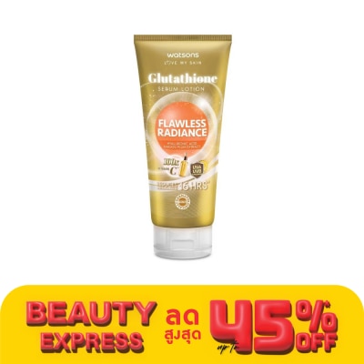 WATSONS วัตสัน กลูต้าไธโอน ฟลอเลส เรเดียนซ์ เซรั่ม โลชั่น 330 มล.