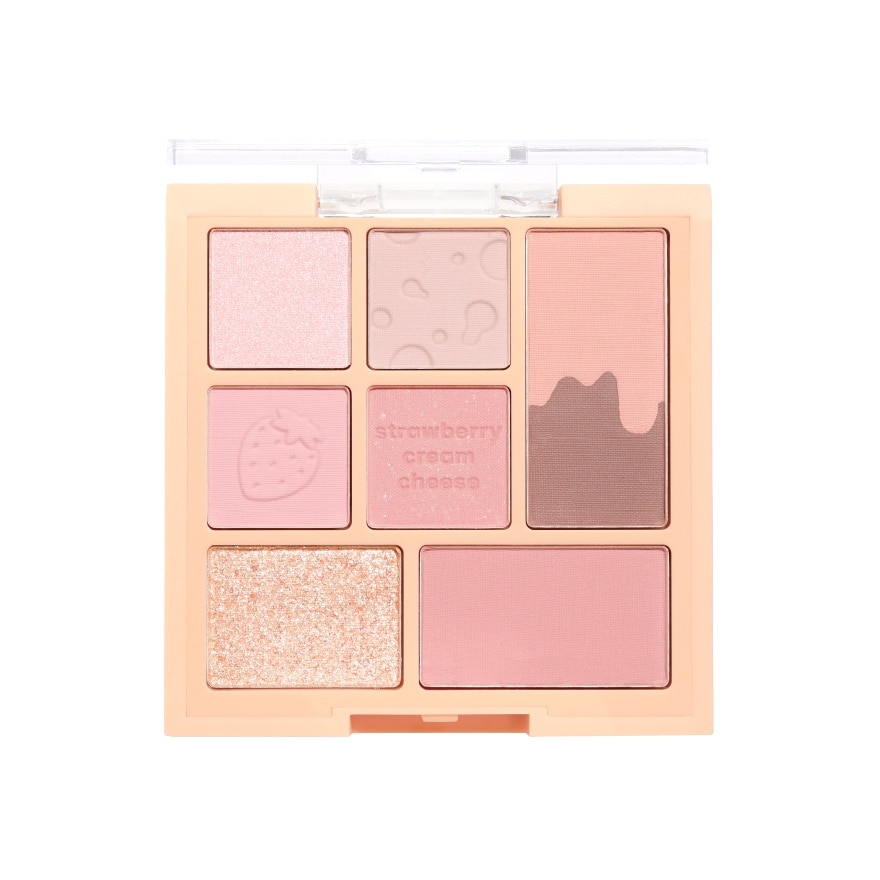 Meilinda Cookie Recipe Eye Palette 6.5g. 01 Strawberry Cream Cheese