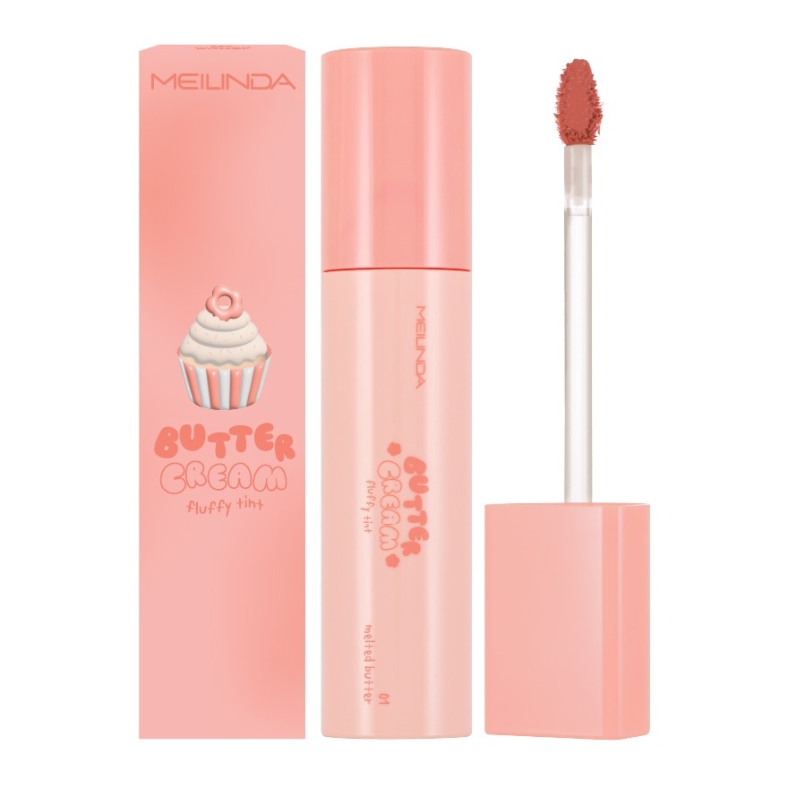 Meilinda Butter Cream Fluffy Lip Tint 4.6g. 01 Melted Butter