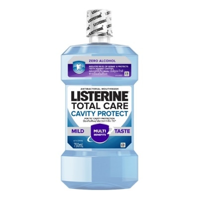 Listerine ลิสเตอรีน น้ำยาบ้วนปาก โทเทิลแคร์ แควิตี้โพรเทค 750 มล.