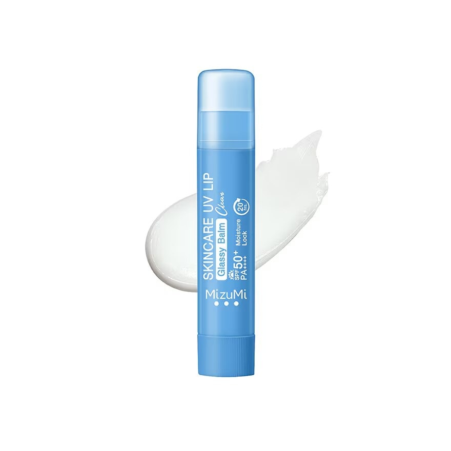 MizuMi Skincare UV Lip Glassy Balm Clear 3.5 g.