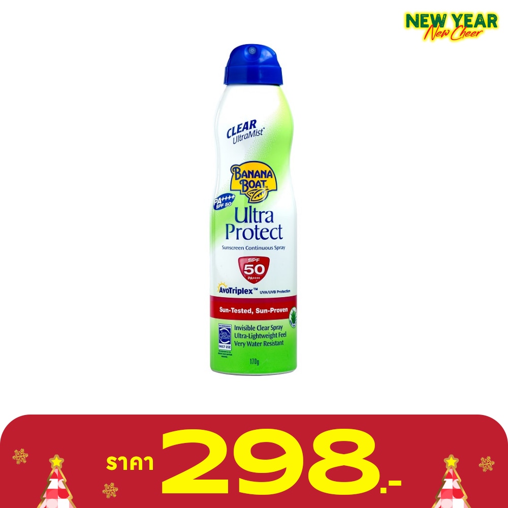 Banana Boat Clear Ultra Mist Ultra Protect Sunscreen Continuous Spray SPF50 PA++++ 17