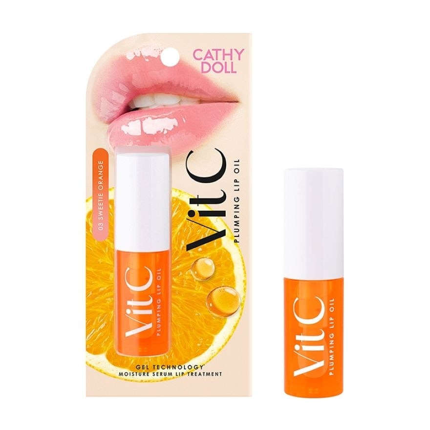 Cathy Doll Lip Oil Vit C Plumping 03 Sweetie Orange 2.4 G.