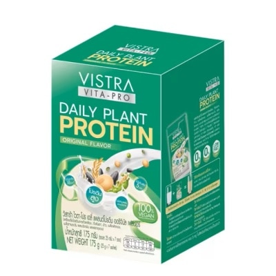 Vistra Vistra Vita Pro Daily Plant Protein Original Flavor 25g. x 7 Sachets