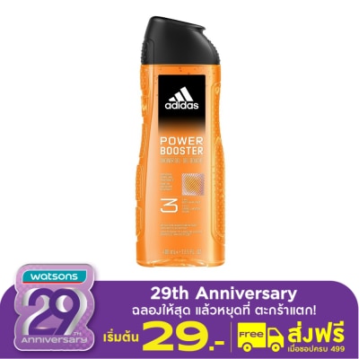 Adidas Adidas Shower Gel Power Booster  3 in 1 Body Hair Face 400 Ml.