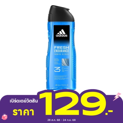 Adidas อาดิดาส ชาวเวอร์ เจล เฟรชเอนดูแรนซ์ ทรีอินวัน บอดี้ แฮร์ เฟส 400 มล.