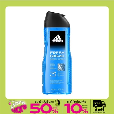 Adidas Adidas Shower Gel Fresh Endurance 3 in 1 Body Hair Face 400 Ml.