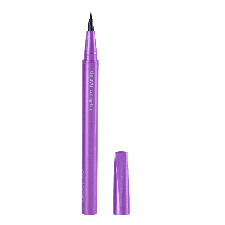 Dejavu Lasting-fine E Short Brush Liquid 0.52ml. 1 Deep Black