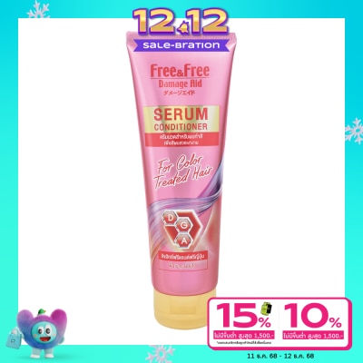 Free&Free Free Free Serum Conditioner For Color Treated Hair 240 Ml.