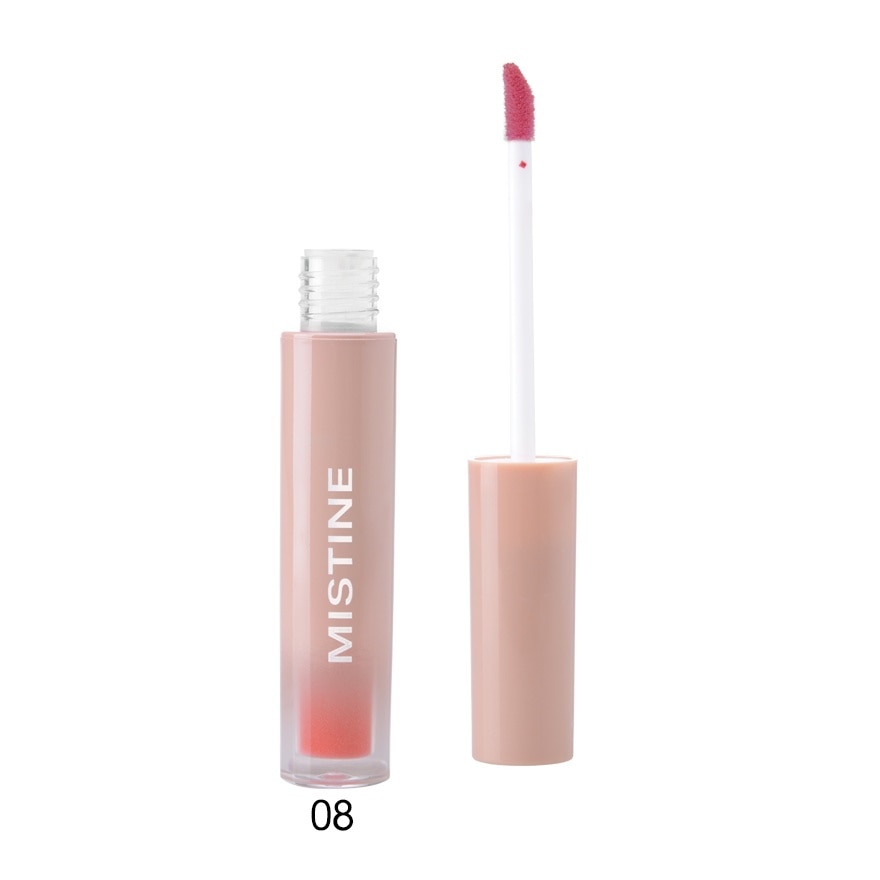 Mistine Choose Me  Long Wearing Lip Gloss 1.6g. 08 Red